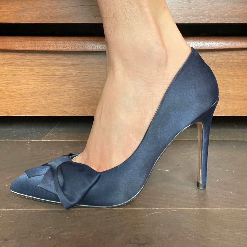 Nina Blue Navy high heels, Size 6 M